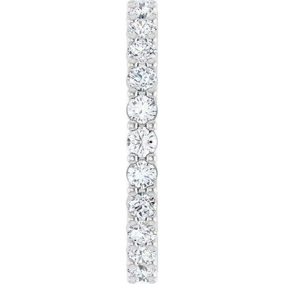 3/4 CTW Natural Diamond Eternity Band, 2.2 mm