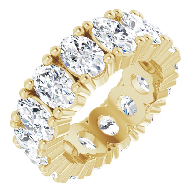 5 1/5 CTW Natural Diamond Eternity Band, 6.19 mm