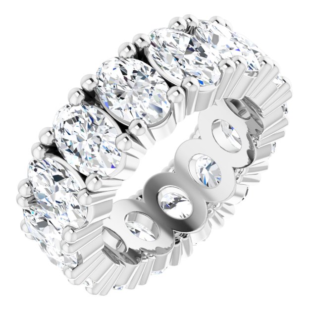 5 5/8 CTW Lab-Grown Diamond Eternity Band, 6.19 mm
