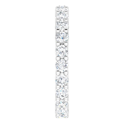 1 1/6 CTW Natural Diamond Eternity Band, 2.45 mm