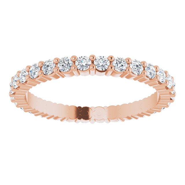3/8 CTW Natural Diamond Eternity Band, 1.9 x 1.9 mm