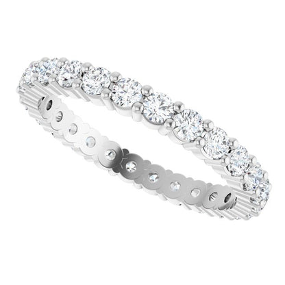 3/4 CTW Natural Diamond Eternity Band, 2.2 mm