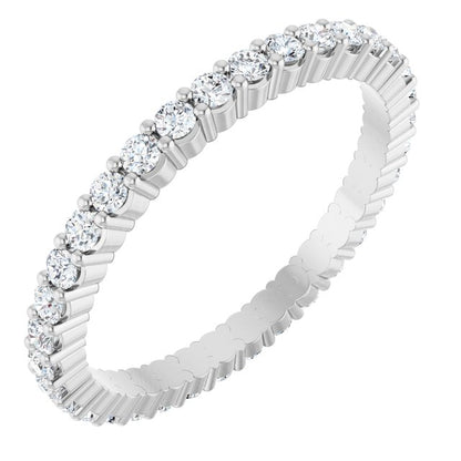 1/2 CTW Natural Diamond Eternity Band, 1.7 mm