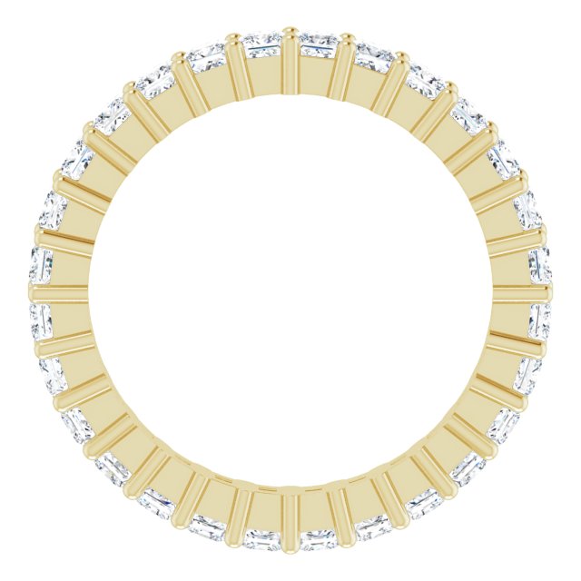 14K Yellow Gold 1 3/8 CTW Natural Diamond Eternity Band