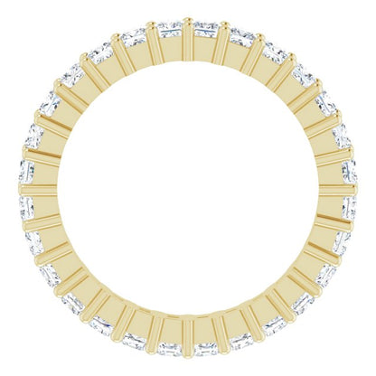 14K Yellow Gold 1 3/8 CTW Natural Diamond Eternity Band