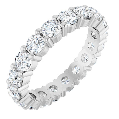 1 5/8 CTW Natural Diamond Eternity Band, 3.19 mm
