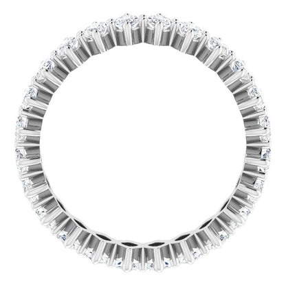 2 1/5 CTW Natural Diamond Eternity Band, 5.18 mm