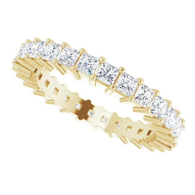 14K Yellow Gold 1 3/8 CTW Natural Diamond Eternity Band