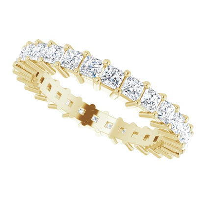14K Yellow Gold 1 3/8 CTW Natural Diamond Eternity Band