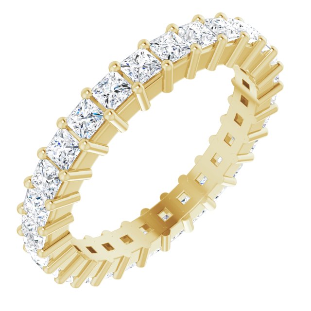 14K Yellow Gold 1 3/8 CTW Natural Diamond Eternity Band