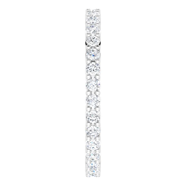 5/8 CTW Natural Diamond Eternity Band, 1.9 x 1.9 mm