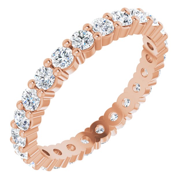 1 1/5 CTW Natural Diamond Eternity Band, 2.45 mm