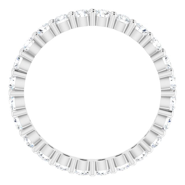 1 1/5 CTW Natural Diamond Eternity Band, 2.45 mm