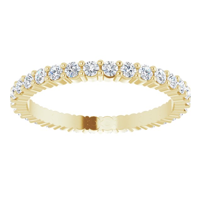 3/8 CTW Natural Diamond Eternity Band, 1.9 x 1.9 mm
