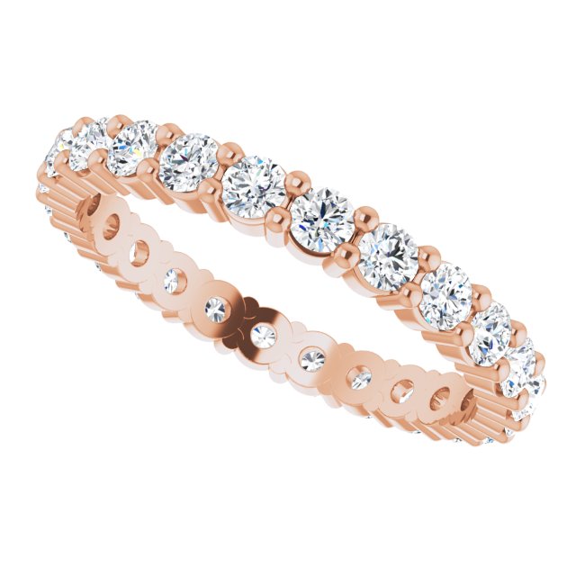1 1/5 CTW Natural Diamond Eternity Band, 2.45 mm