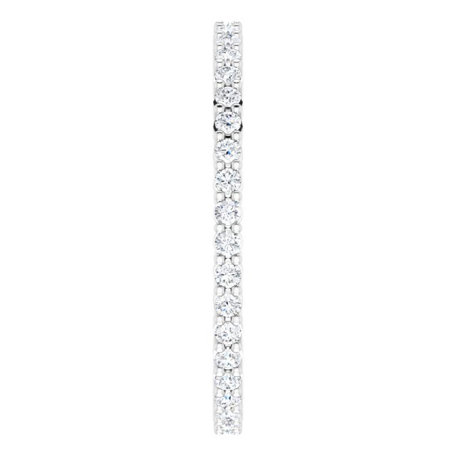3/8 CTW Natural Diamond Eternity Band, 1.5 mm
