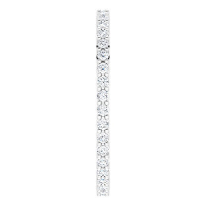 3/8 CTW Natural Diamond Eternity Band, 1.5 mm