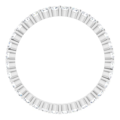 5/8 CTW Natural Diamond Eternity Band, 1.9 x 1.9 mm