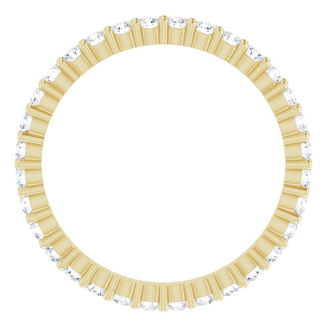 3/8 CTW Natural Diamond Eternity Band, 1.9 x 1.9 mm