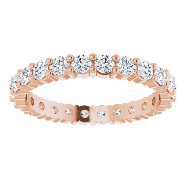 1 1/5 CTW Natural Diamond Eternity Band, 2.45 mm