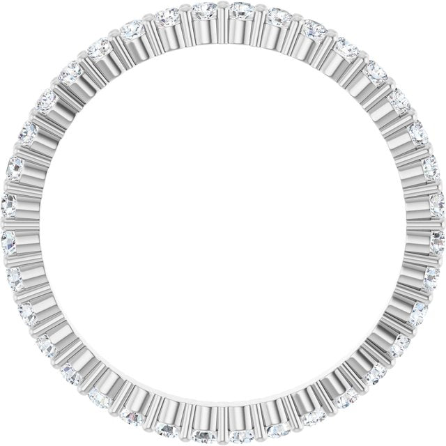 1/2 CTW Natural Diamond Eternity Band, 1.7 mm