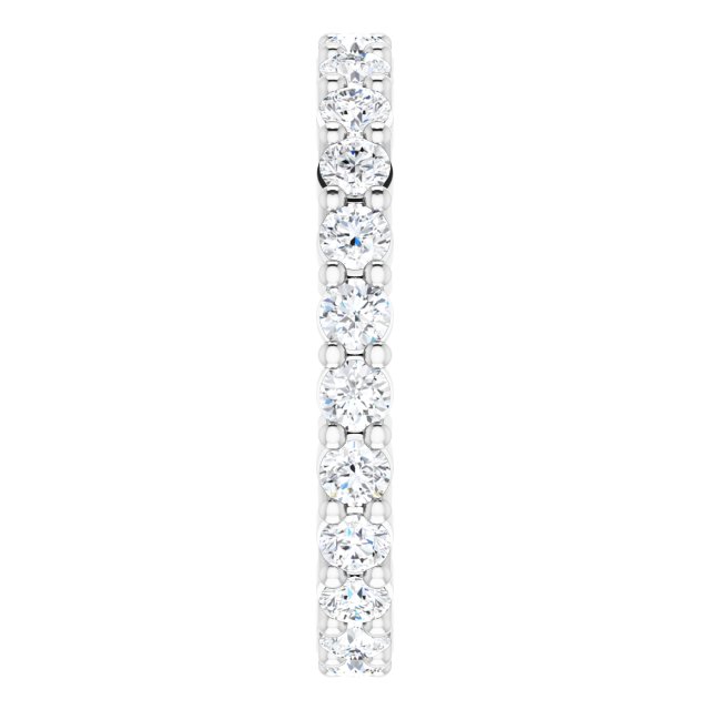 1 1/5 CTW Natural Diamond Eternity Band, 2.45 mm