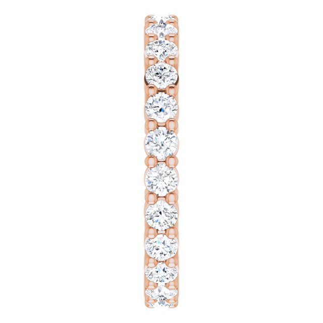 1 1/5 CTW Natural Diamond Eternity Band, 2.45 mm