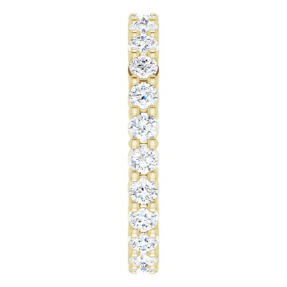 1 1/5 CTW Natural Diamond Eternity Band, 2.45 mm