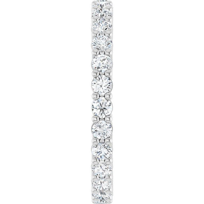 3/4 CTW Natural Diamond Eternity Band, 2.2 mm