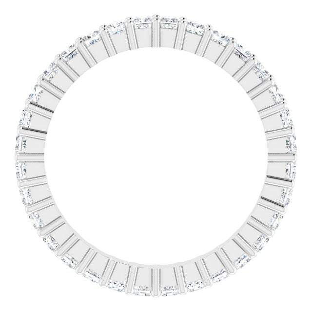 1 1/8 CTW Natural Diamond Eternity Band, 2.48 mm