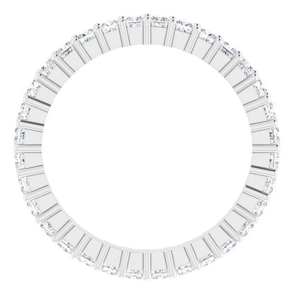 1 1/8 CTW Natural Diamond Eternity Band, 2.48 mm