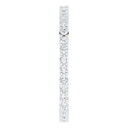 5/8 CTW Lab-Grown Diamond Eternity Band, 1.7 mm