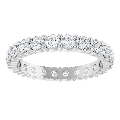 1 1/2 CTW Lab-Grown Diamond Eternity Band, Shared-Prong