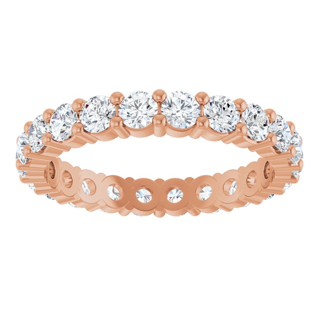 1 1/2 CTW Lab-Grown Diamond Eternity Band, Shared-Prong