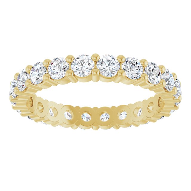 1 1/2 CTW Lab-Grown Diamond Eternity Band, Shared-Prong