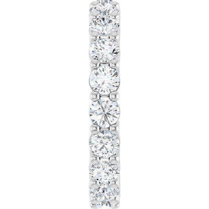 2 1/4 CTW Lab-Grown Diamond Eternity Band, Shared-Prong