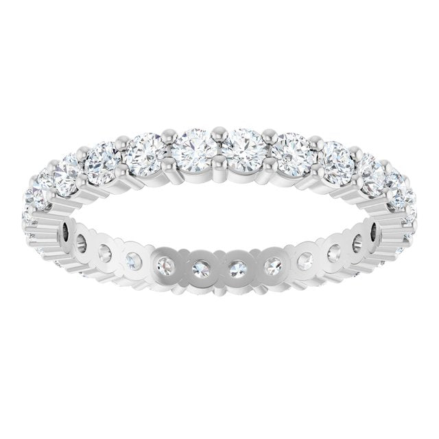 1 1/3 CTW Natural Diamond Eternity Band, 2.45 mm