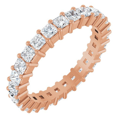 1 9/10 CTW Lab-Grown Diamond Eternity Band, Shared-Prong