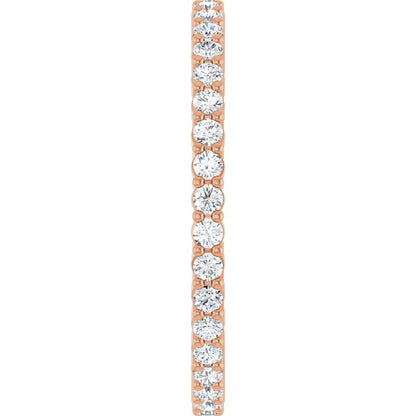 1/2 CTW Lab-Grown Diamond Eternity Band, Style 2