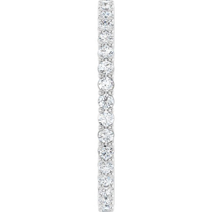 7/8 CTW Lab-Grown Diamond Eternity Band, 2.2 mm