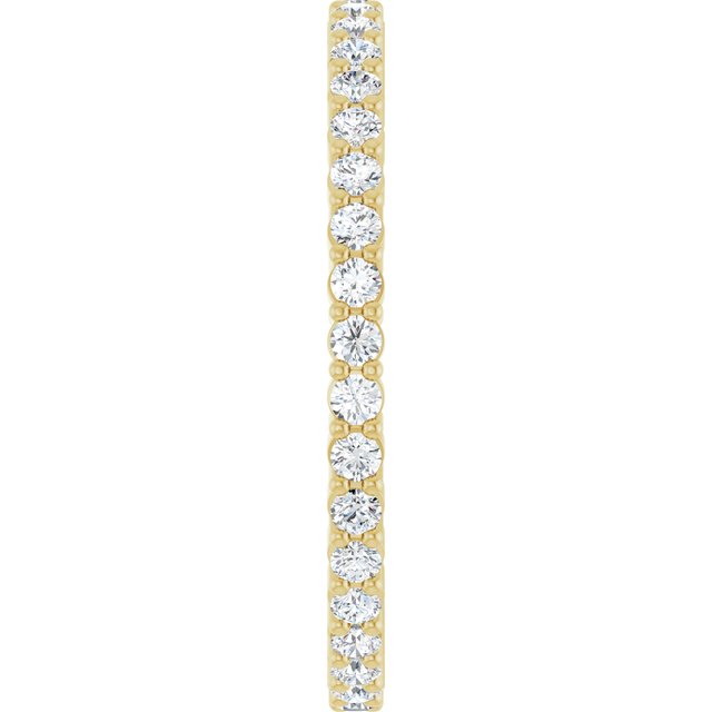 1/2 CTW Lab-Grown Diamond Eternity Band, Style 2