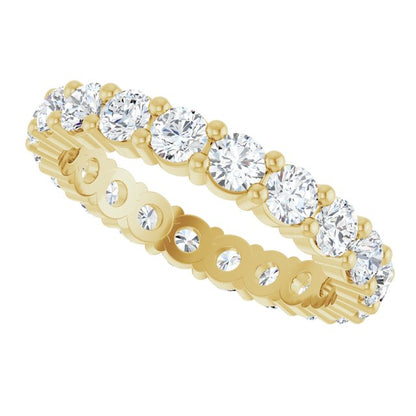 1 3/4 CTW Lab-Grown Diamond Eternity Band, 3.1 mm