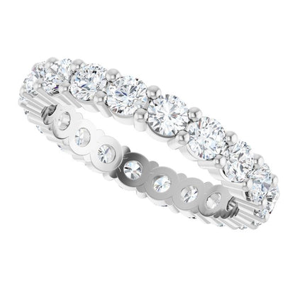 1 5/8 CTW Lab-Grown Diamond Eternity Band, 3.19 mm