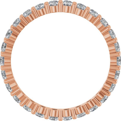 1 CTW Lab-Grown Diamond Eternity Band, Shared-Prong