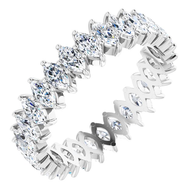 2 CTW Natural Diamond Eternity Band, 3.19 mm