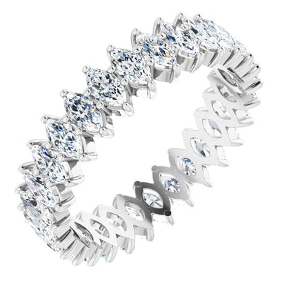 2 CTW Natural Diamond Eternity Band, 3.19 mm