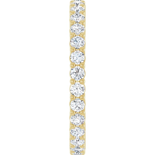 7/8 CTW Lab-Grown Diamond Eternity Band, 2.2 mm