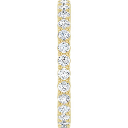 7/8 CTW Lab-Grown Diamond Eternity Band, 2.2 mm