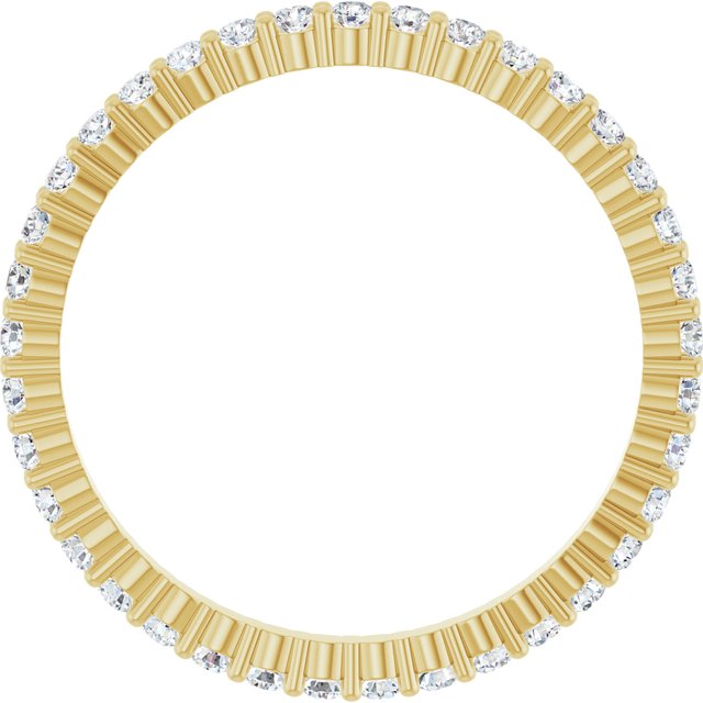 1/2 CTW Lab-Grown Diamond Eternity Band, Style 2