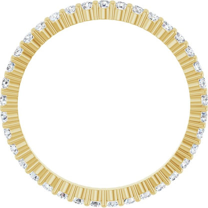 1/2 CTW Lab-Grown Diamond Eternity Band, Style 2